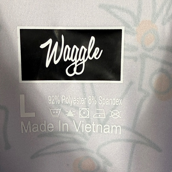 Waggle Men's Coconut Grove Palm Golf Polo Shirt - Picture 3 of 4